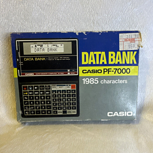 Casio banca dati 7000 - banca,
