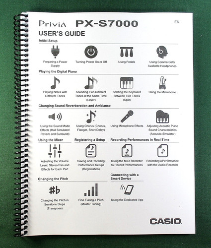 Casio s7000 instruction - px-s7000,
