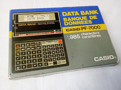 Casio 7000 data bank - pf-7000,