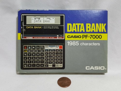 Casio 7000 data - data, bank